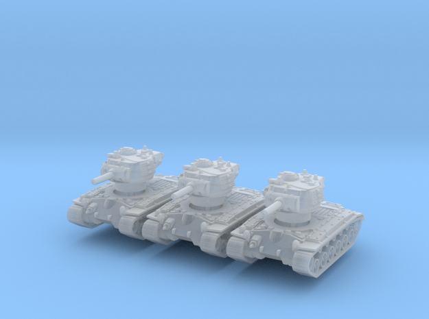 M45 Pershing (no skirts) (x3) 1/220 in Smooth Fine Detail Plastic