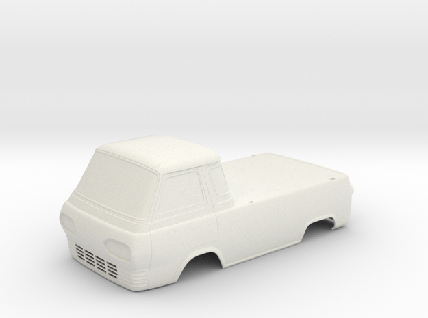 1:8 Ford E100 Body in White Natural Versatile Plastic