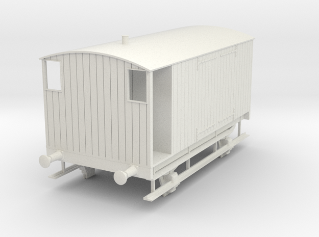 o-32-garstang-knott-end-brake-van in White Natural Versatile Plastic