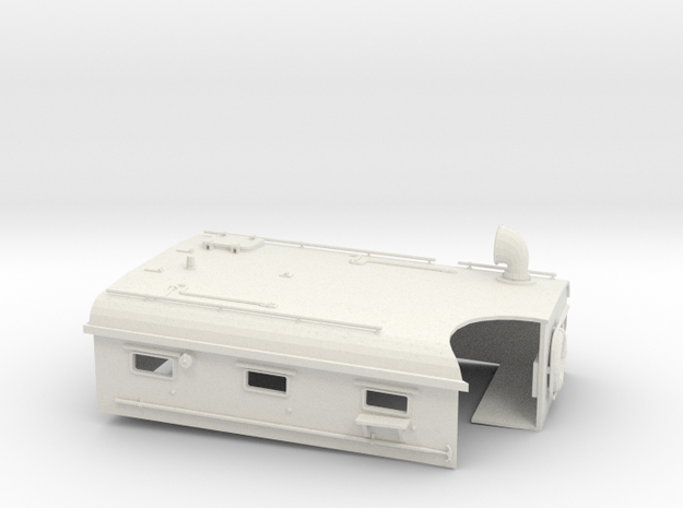 1/29 US PT Boat 109 Dayhouse in White Natural Versatile Plastic