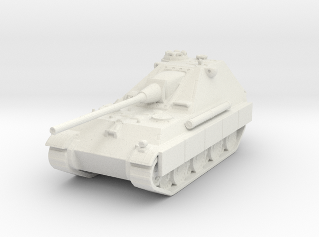 Jagdpanther II (side skirts) 1/120 in White Natural Versatile Plastic