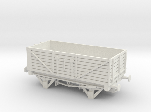 7 Plank Wagon NEM in White Natural Versatile Plastic