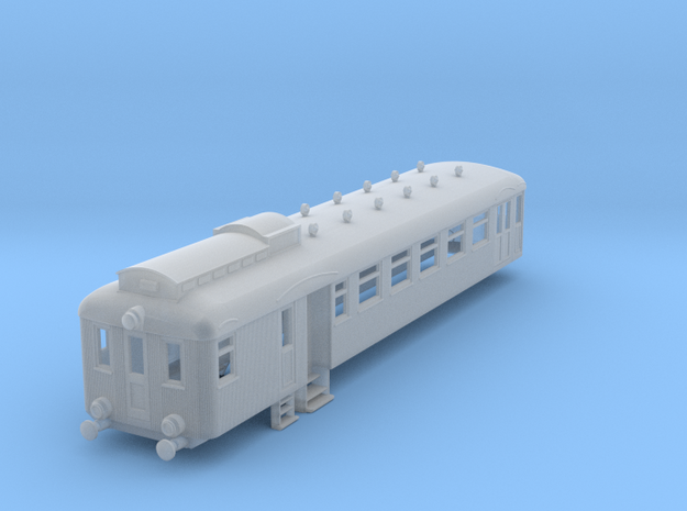 o-120fs-finnish-ds1-railcar in Smooth Fine Detail Plastic