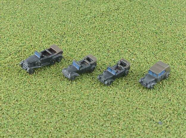 German Mercedes Staff-Cars G4 and 170VK 1/285 6mm