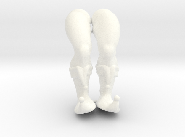 Acrobad Legs VINTAGE in White Processed Versatile Plastic
