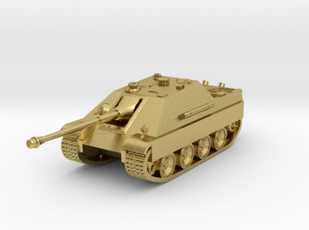 Tank - Jagdpanther - size Large in Natural Brass