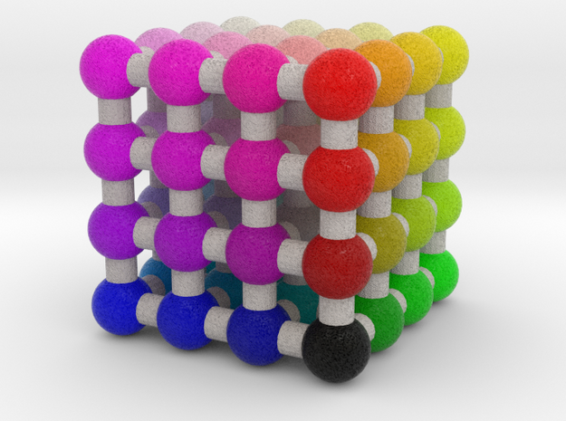 Hickethier's cube in Natural Full Color Sandstone