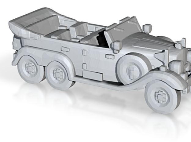 Car Mercedes G4 W31 Nazi Wolfenstein 1/87 scale in Tan Fine Detail Plastic