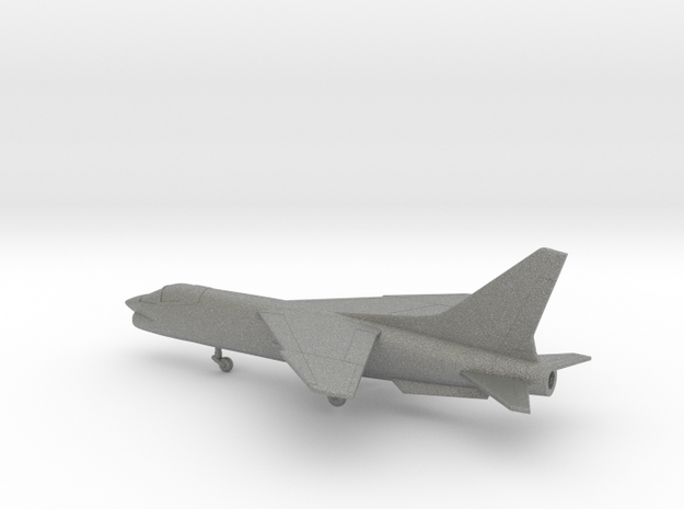Vought F-8 Crusader in Gray PA12: 1:200