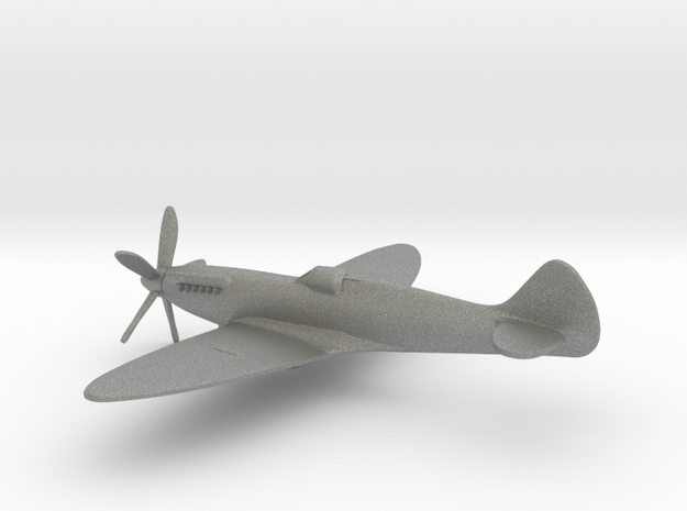 Supermarine Spitfire F Mk.XIV (w/o landing gears) in Gray PA12: 1:144