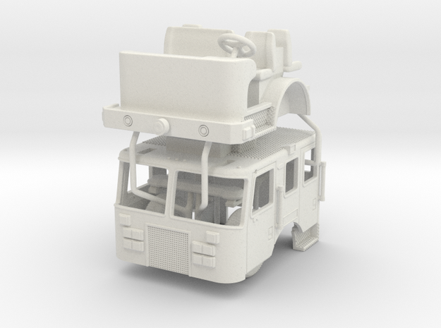 Philadelphia City Pumper Cab 1/64 in White Natural Versatile Plastic