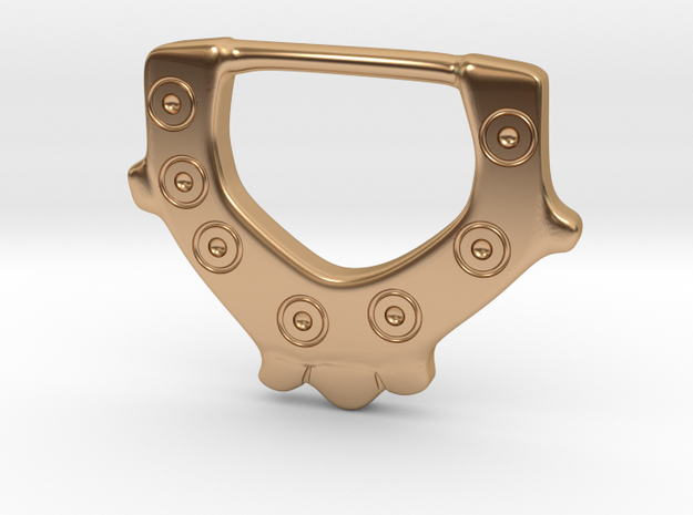Ring-and-Dot buckle from Bromeswell in Polished Bronze