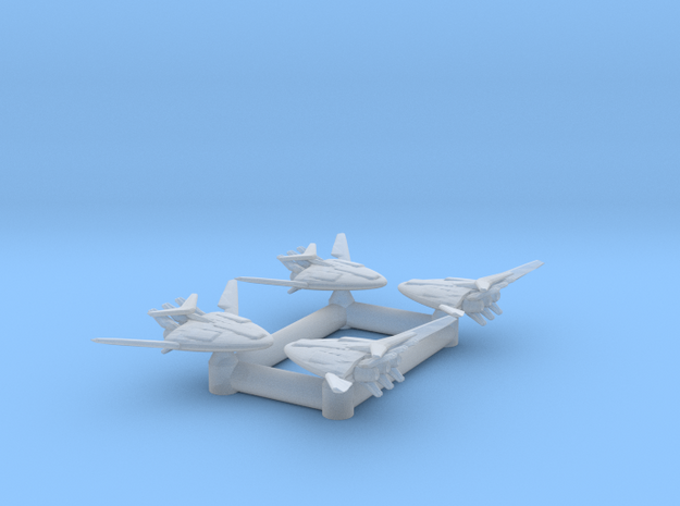 X4 FA EA Kestrel Shuttles in Smooth Fine Detail Plastic