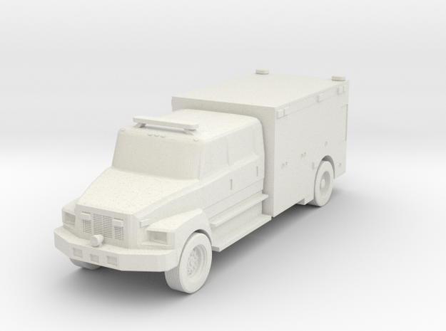 Freightliner Ambulance 2020 - HOscale in White Natural Versatile Plastic