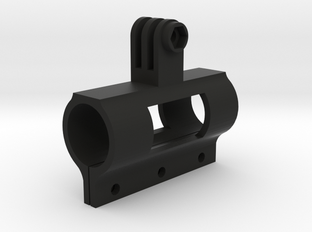  Rifle Barrel Mount 25mm for a GoPro (all models) in Black Natural Versatile Plastic