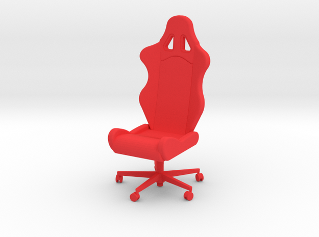 Armchair Tech3 in Red Processed Versatile Plastic