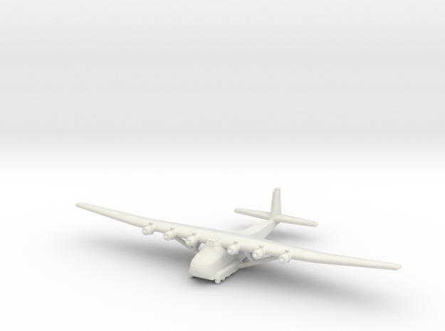 Me-323 Gigant 1/100 Scale in White Natural Versatile Plastic