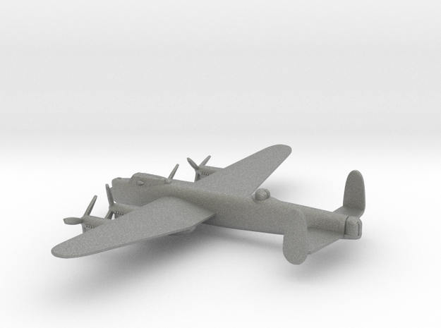 Avro Lancaster (w/o landing gears) in Gray PA12: 1:350