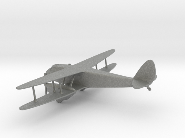de Havilland DH.89 Dragon Rapide in Gray PA12: 1:144
