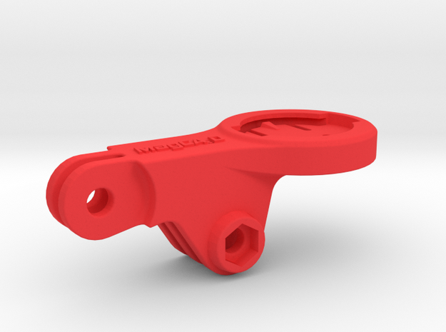 Garmin Mid For GoPro BMC Mount - Medium in Red Processed Versatile Plastic