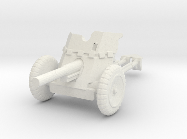 3.7 cm Pak 36 (transport) 1/76 in White Natural Versatile Plastic