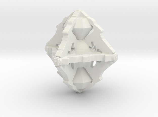Borg Diamond in White Natural Versatile Plastic