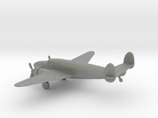 Lockheed Model 18 Lodestar in Gray PA12: 1:200