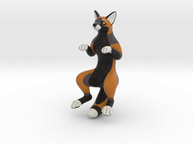 PlushLife Cross-fox 2020 DARK GRAY in Natural Full Color Sandstone