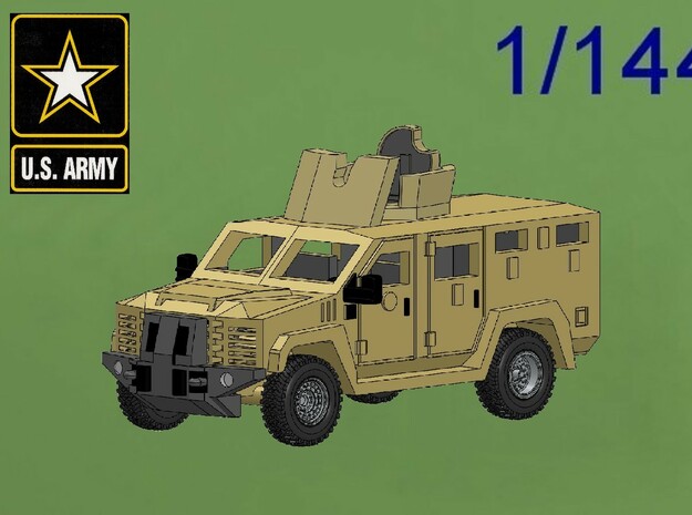 Bearcat G3 Army in Smooth Fine Detail Plastic: 1:144