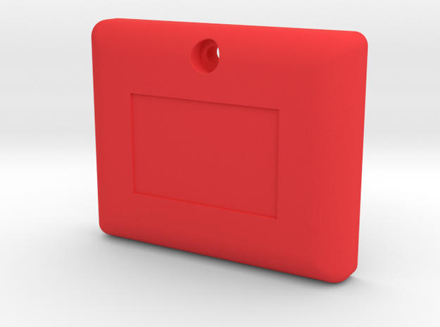 qFlexMini_Bottom in Red Processed Versatile Plastic