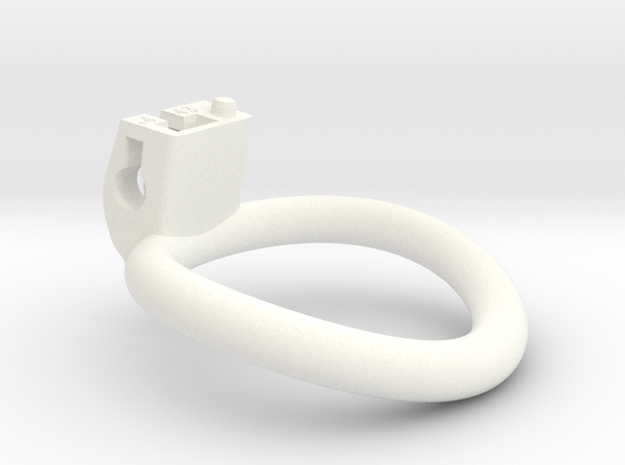 Cherry Keeper Ring - 43mm +4° in White Processed Versatile Plastic