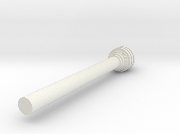 1/6 Scale Code Cylinder in White Natural Versatile Plastic