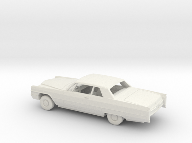 1/72 1965 Cadillac Deville Coupe Kit in White Natural Versatile Plastic