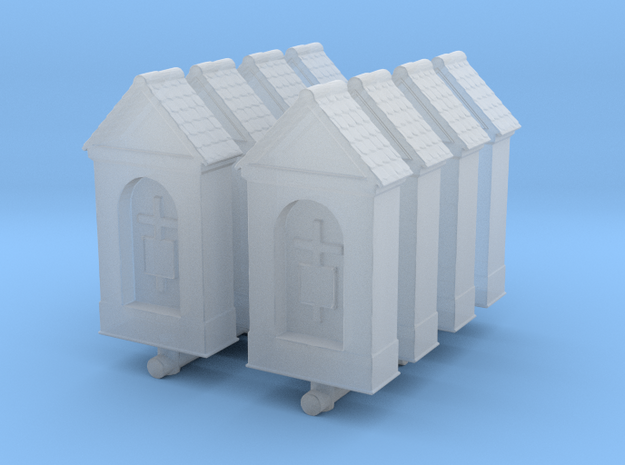Small Chapel (x8) 1/220 in Smooth Fine Detail Plastic