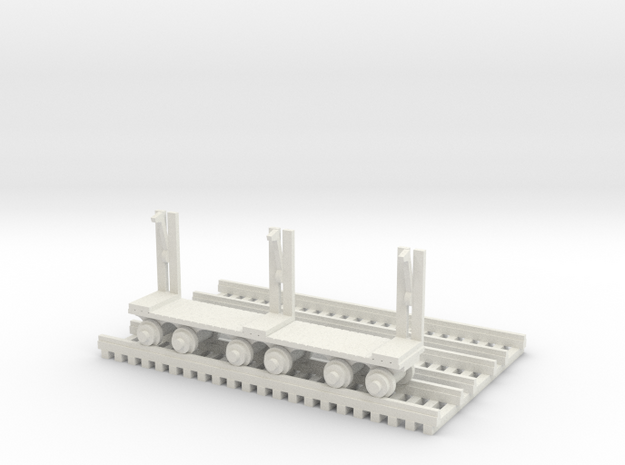 Log Mover - HO 87:1 Scale in White Natural Versatile Plastic