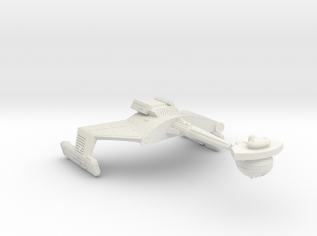 3788 Scale Klingon D6DK Refitted Drone Cruiser WEM in White Natural Versatile Plastic