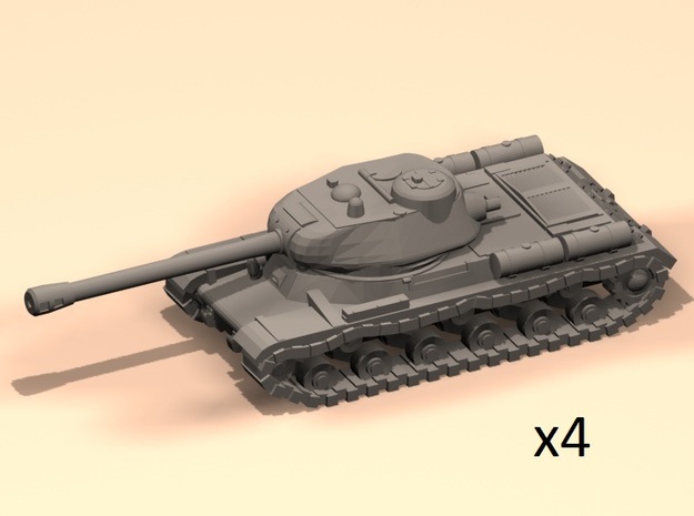 6mm IS-2 tanks in Tan Fine Detail Plastic
