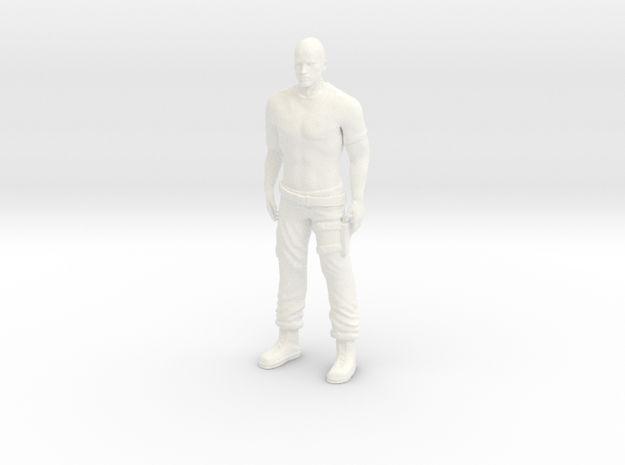 Fast and Furious - Hobbs - 1.18 in White Processed Versatile Plastic