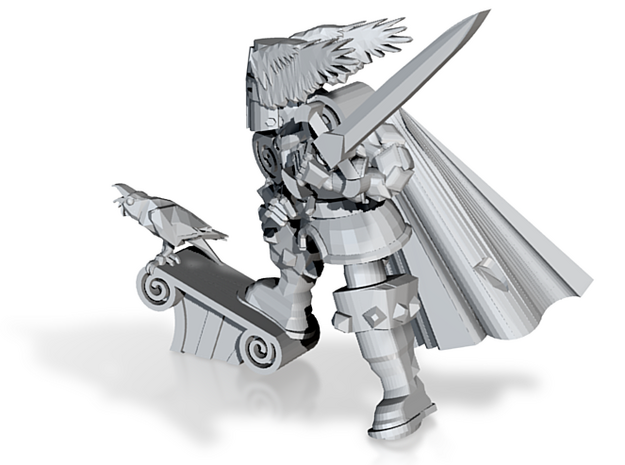 Winged Knight 2 in Tan Fine Detail Plastic