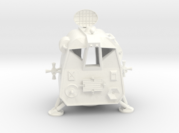 Lost in Space POD Landed 1/72 Open in White Processed Versatile Plastic