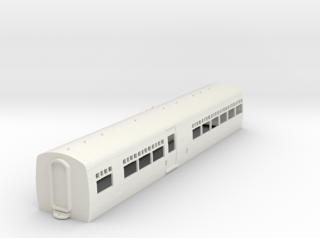 0-87-lms-artic-railcar-centre-coach-final1 in White Natural Versatile Plastic