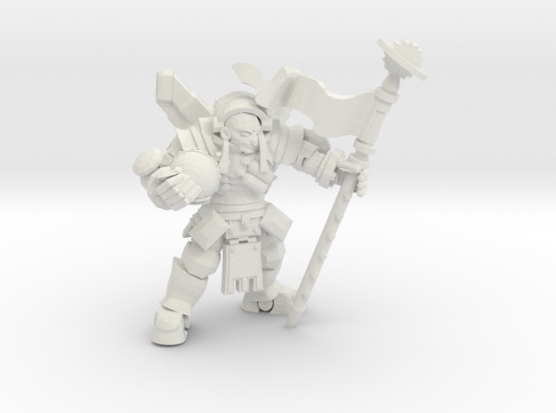 Astroknight Standard Bearer in White Natural Versatile Plastic