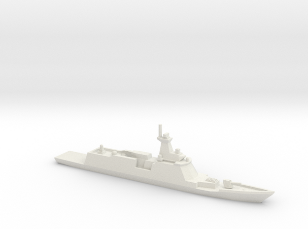 Daegu-class Frigate, 1/1250 in White Natural Versatile Plastic
