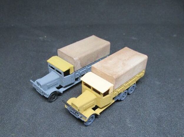 1/ 144 Henschel D33 with canvas (set of two) in White Natural Versatile Plastic