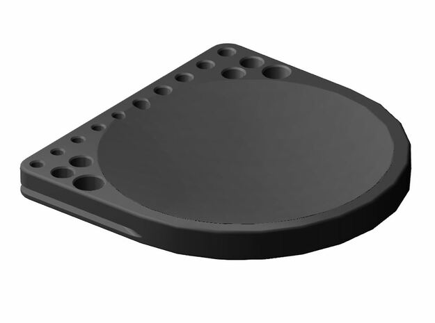 07: Mini Material Tray for dental Norm Trays in Gray PA12