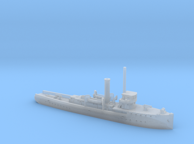 1/1200th scale ORP General Haller gunboat in Tan Fine Detail Plastic