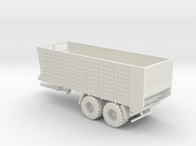 NEW!! 1:160/N-Scale Silage Trailer Fixed Model in White Natural Versatile Plastic