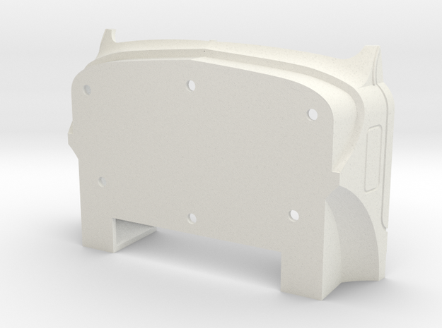 Front-end-CabShell-B61-1to8 in White Natural Versatile Plastic