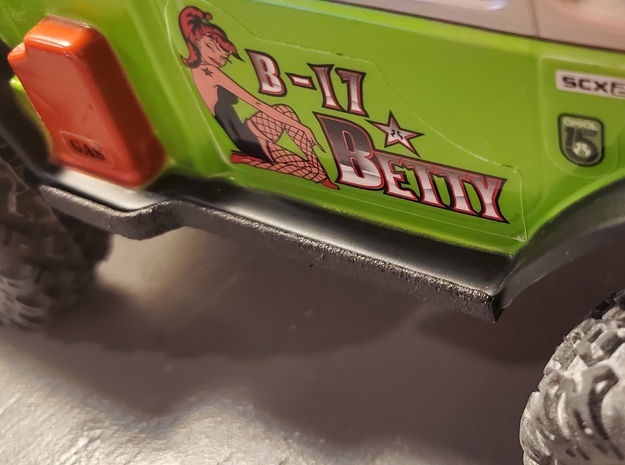 SCX24 B17 Betty Side Trays / Closeouts w Lip in Black Natural Versatile Plastic