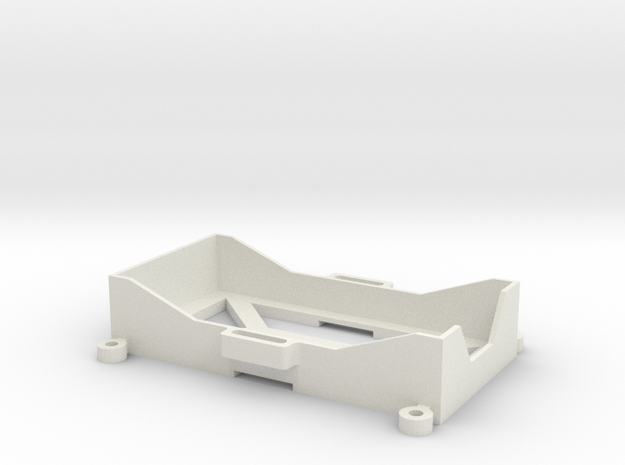 Tamiya Clod Buster Shorty Battery Tray in White Natural Versatile Plastic
